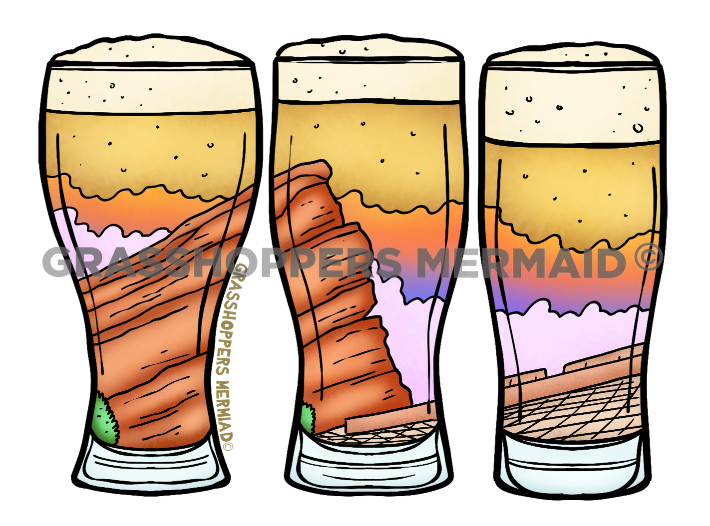 Red Rocks Beer Flight