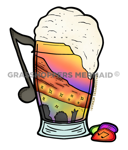Red Rocks Music Beer Mug