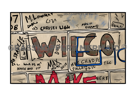 Red Rocks Underground Wall