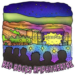 Red Rocks at Night