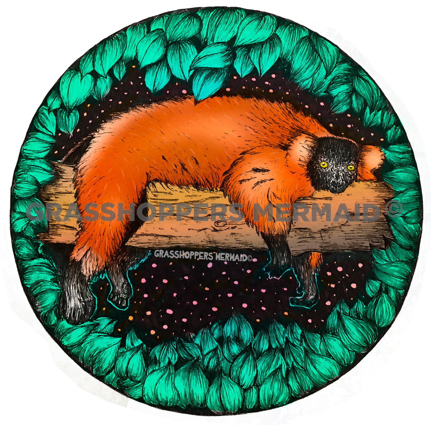 Red Ruffed Lemur