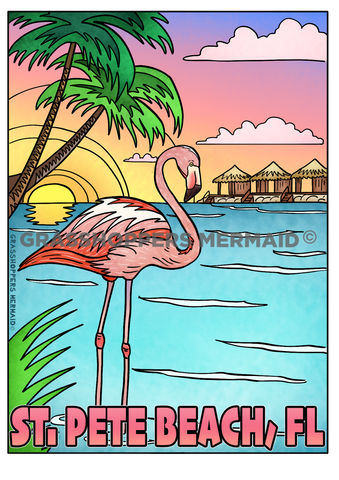 Retro Flamingo