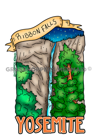 Ribbon Falls Nightfall