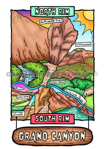 Rim to Rim Map