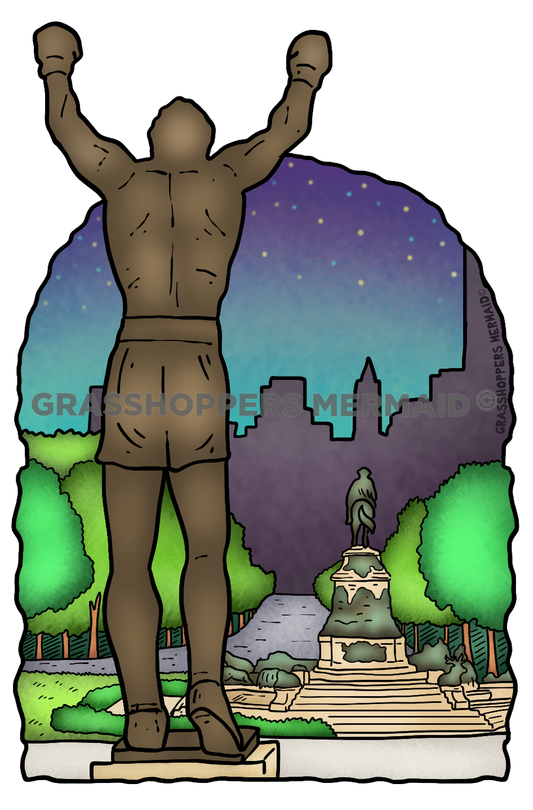 Rocky Championship Pose