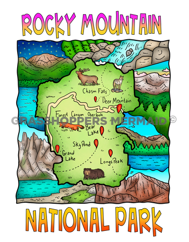 RMNP Map