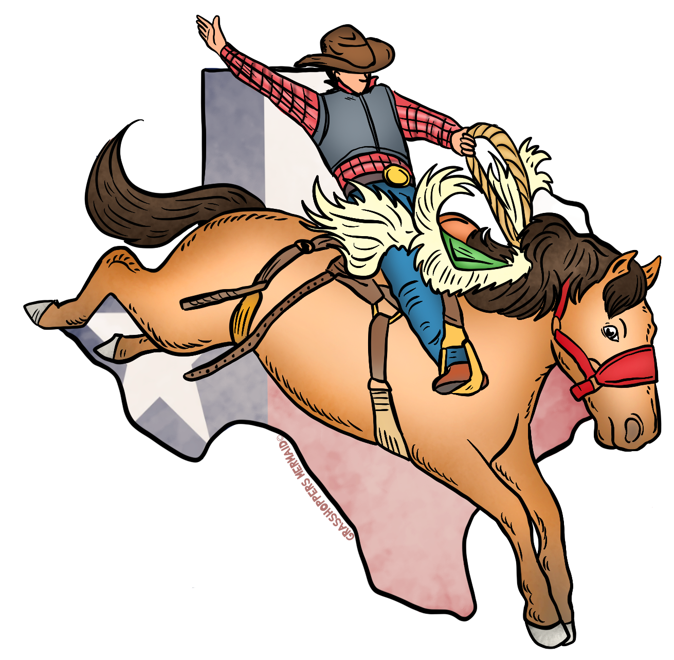 Rodeo Texas Outline