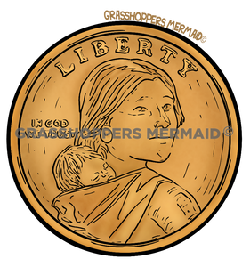 Sacagawea Coin Front