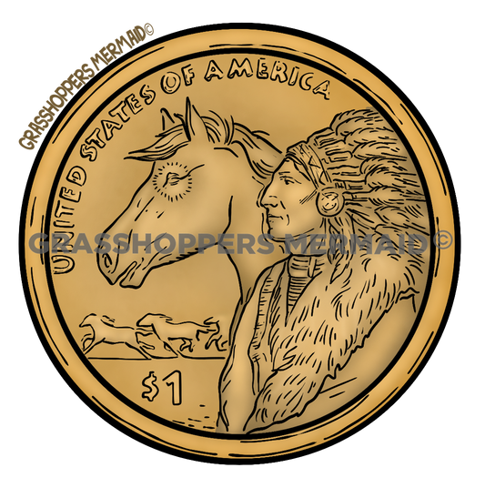 Sacagawea Coin Back