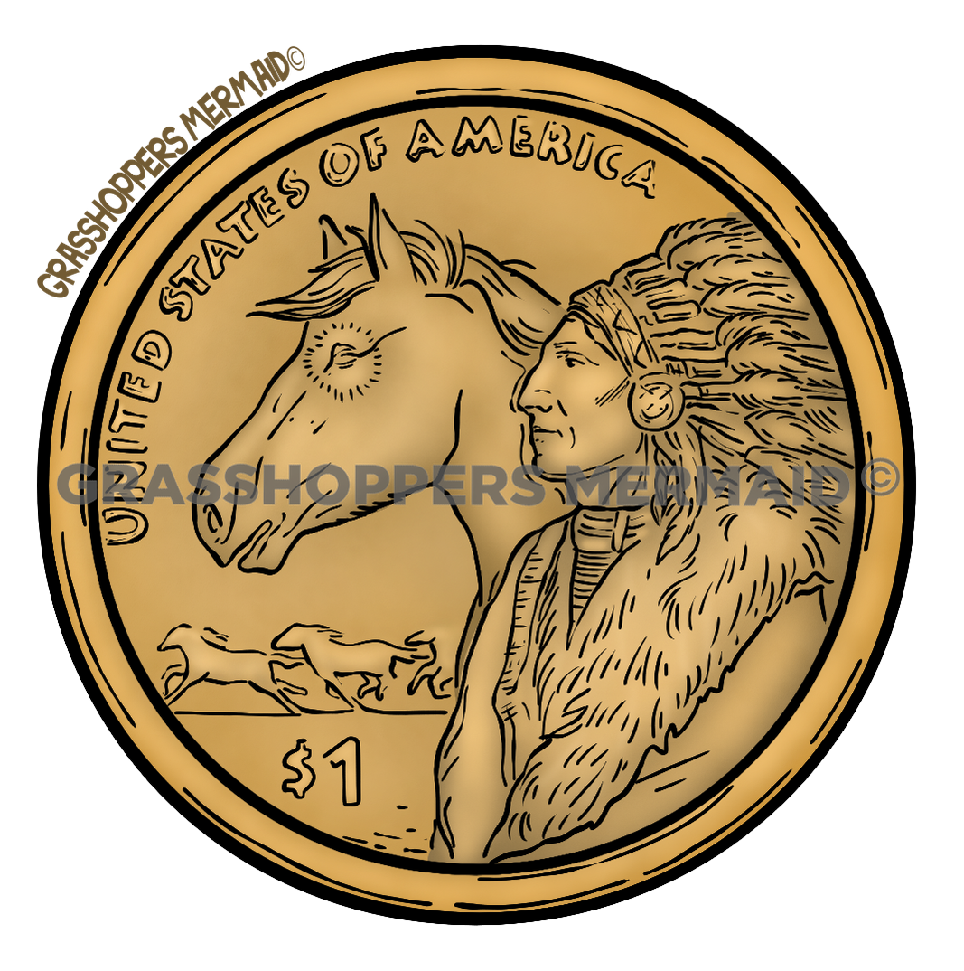 Sacagawea Coin Back