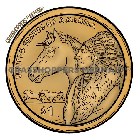 Sacagawea Coin Back
