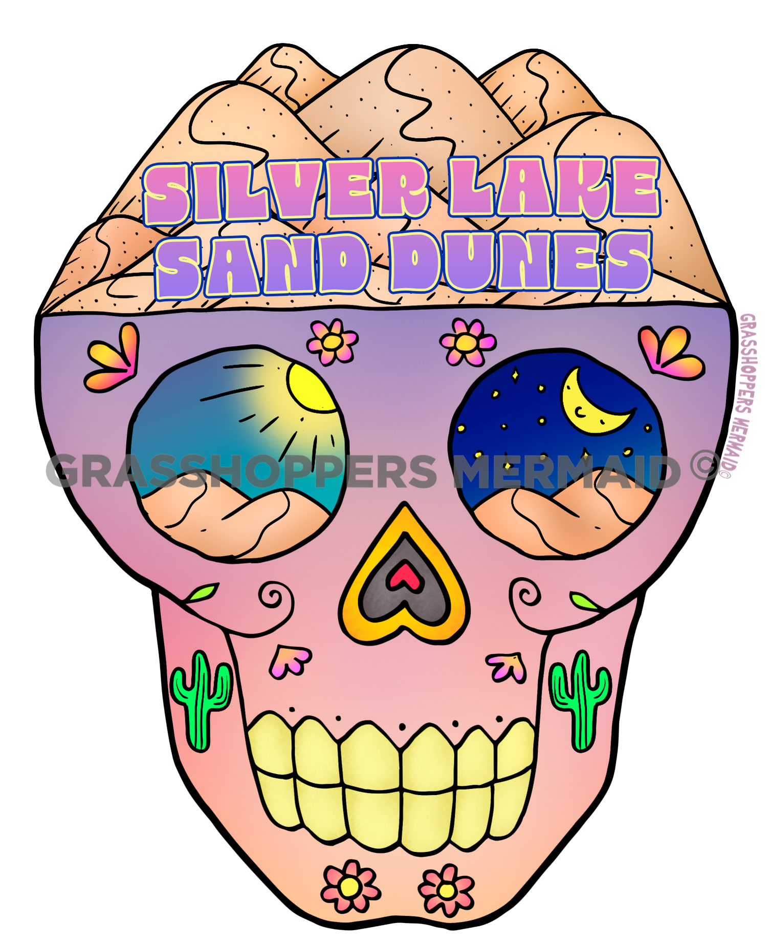 Sand Dunes Sugar Skull