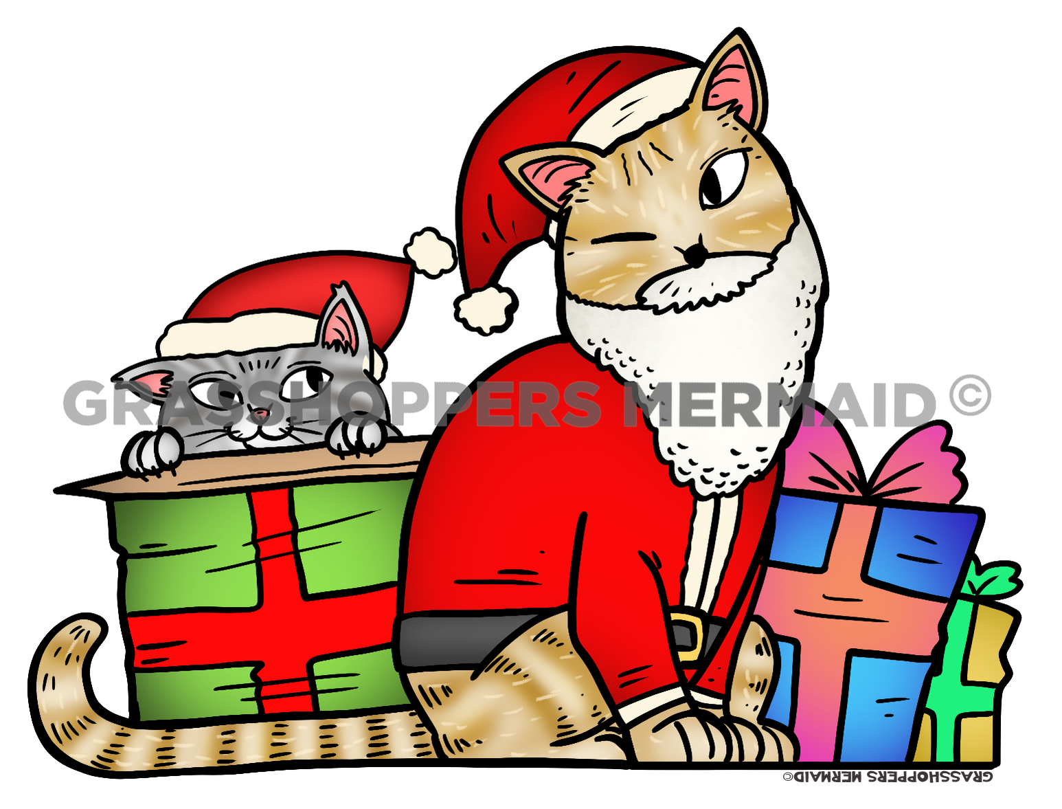 Santa Cat Gifts