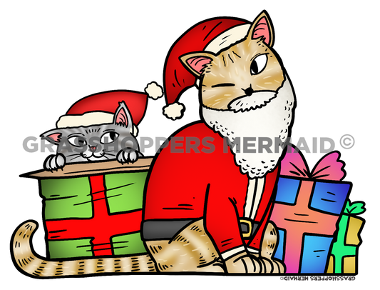 Santa Cat Gifts