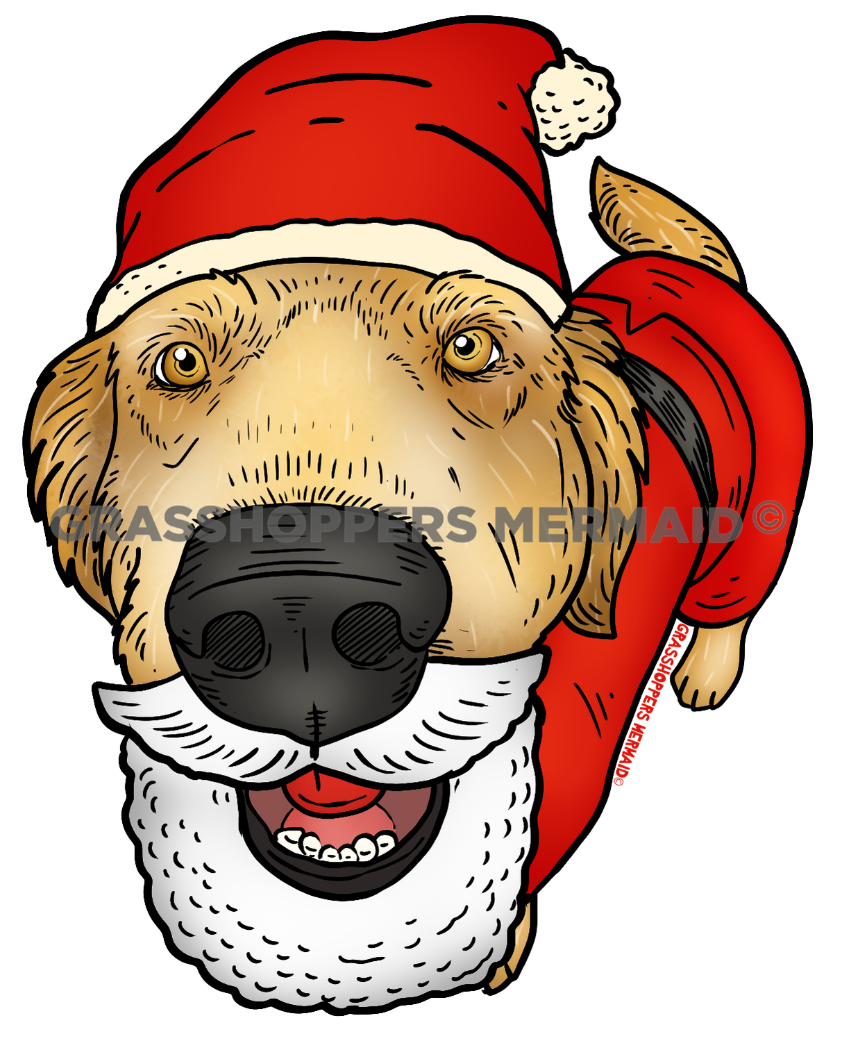 Santa Dog