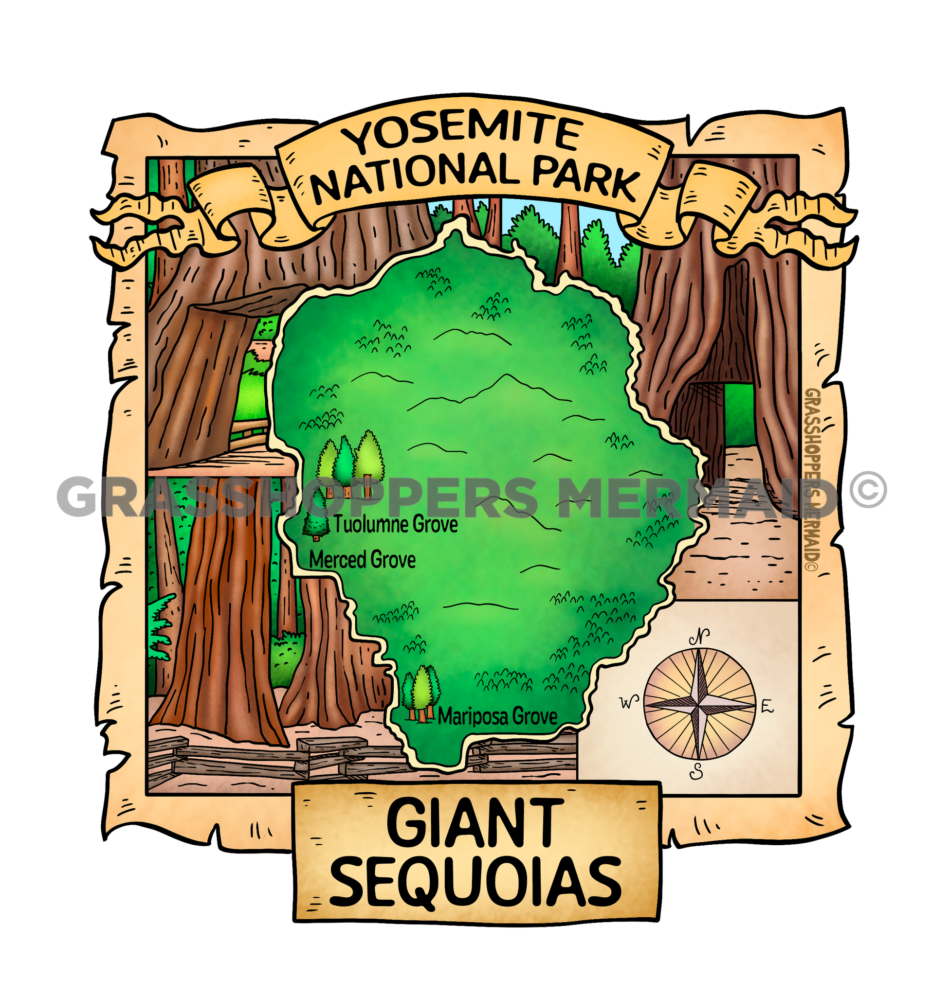 Sequoias Map