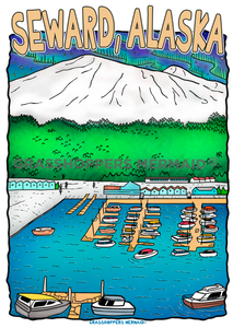 Seward Marina Northern Lights