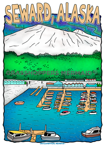 Seward Marina Northern Lights