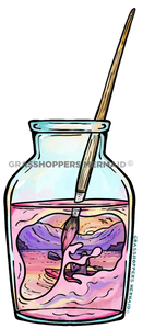 Simple Watercolor Jar