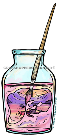 Simple Watercolor Jar