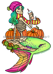Skeleton Mermaid PSL