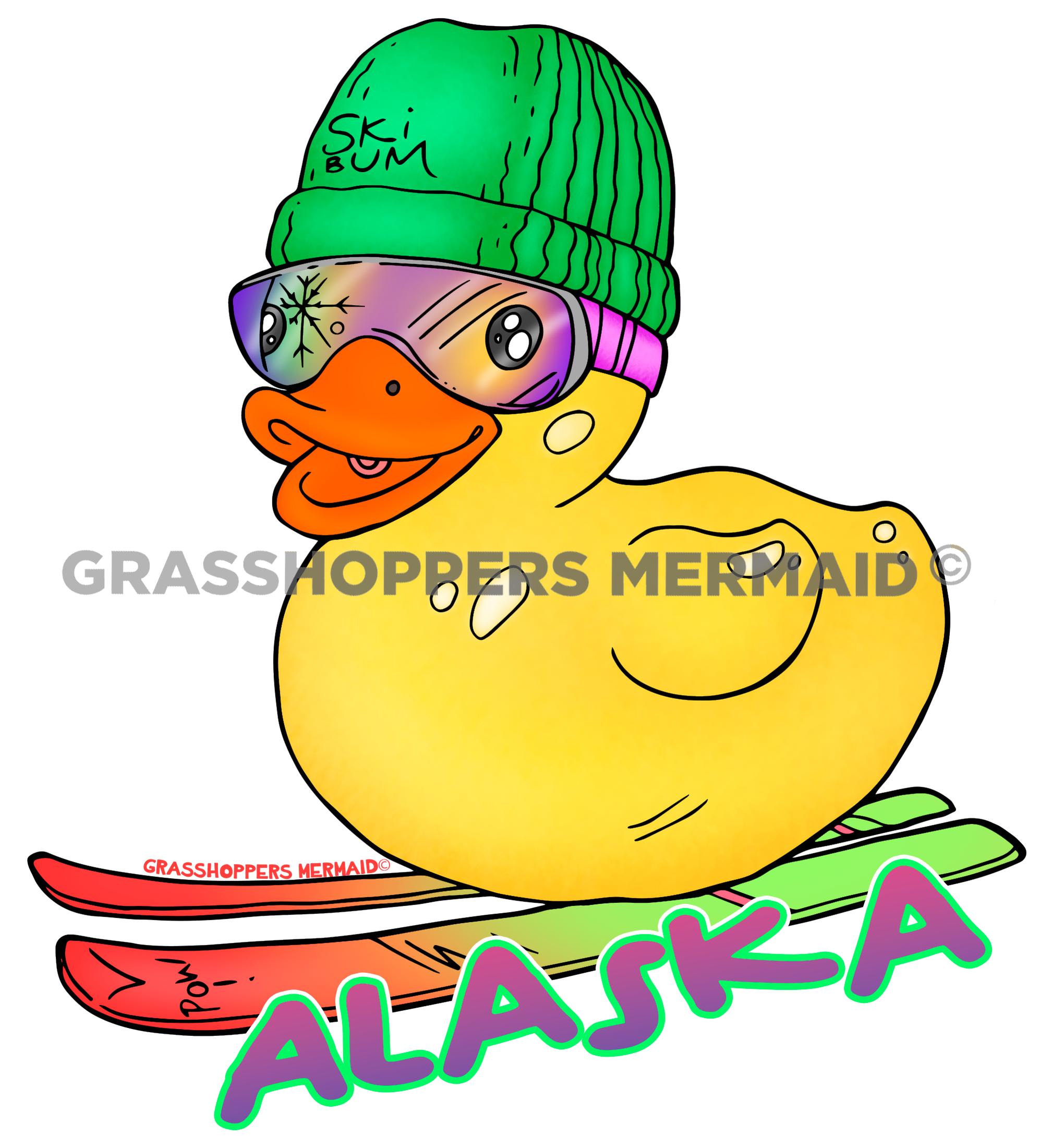 Ski Bum Duck