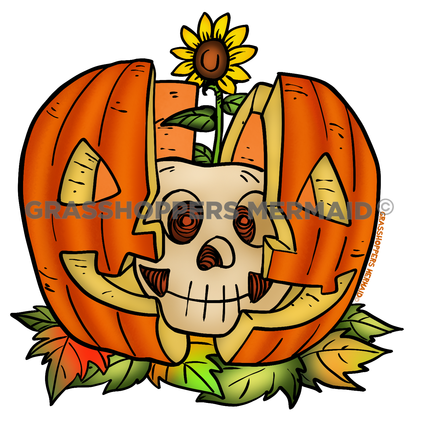 Skull Pumpkin