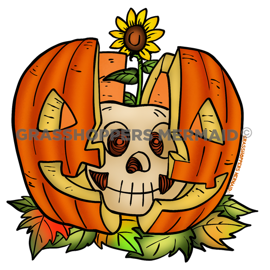 Skull Pumpkin
