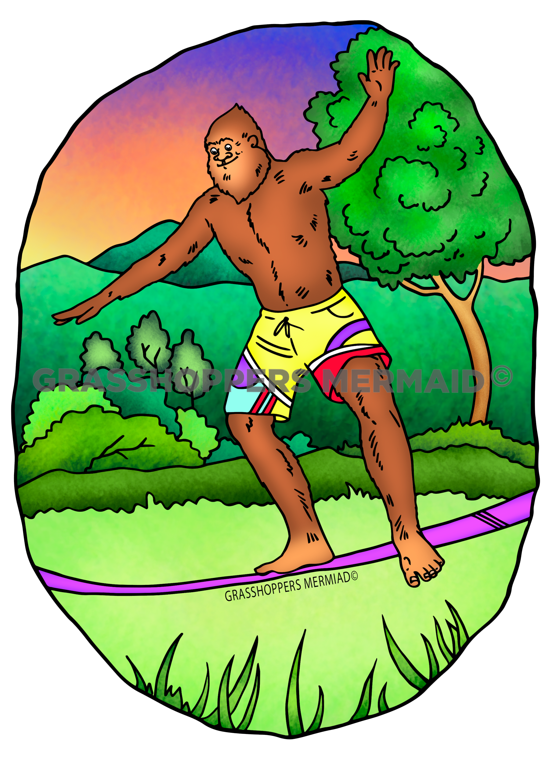 Bigfoot Slackline