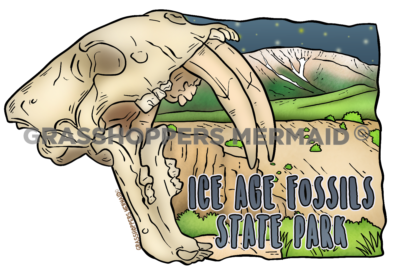 Smilodon Skull Nights