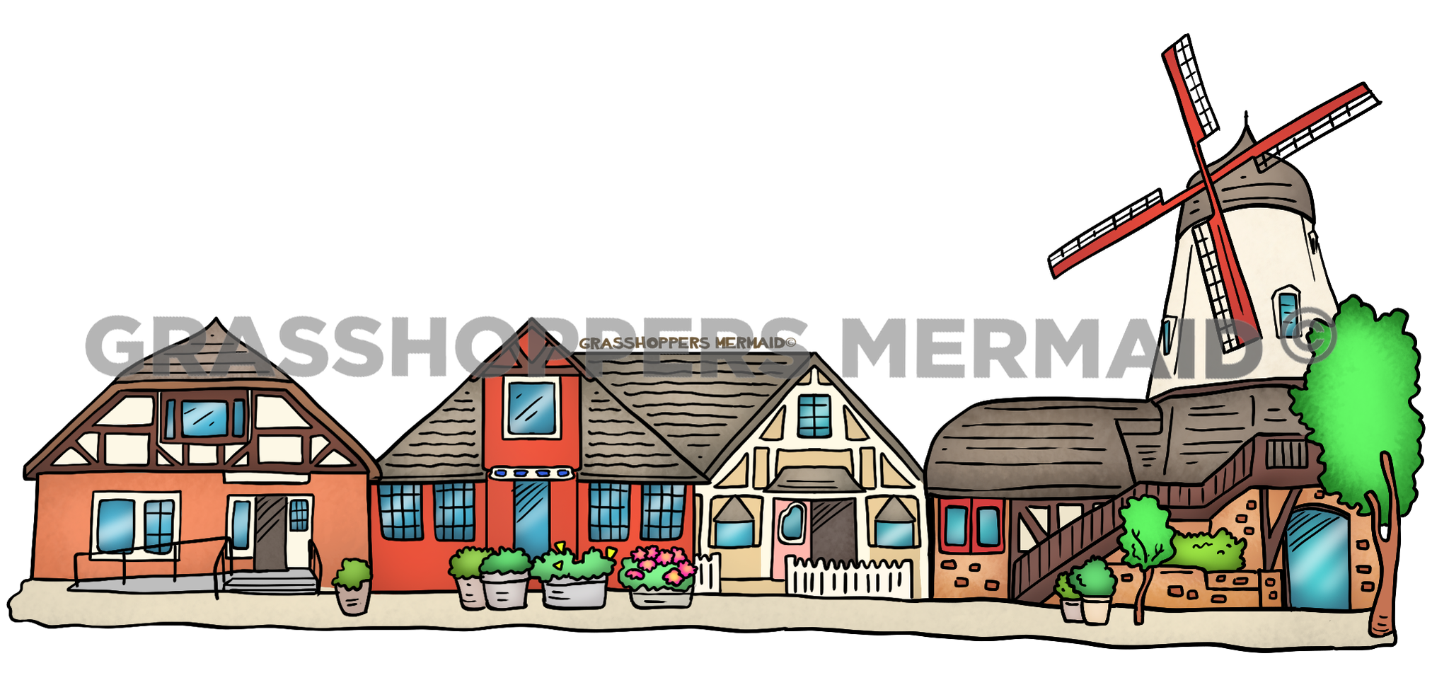 Solvang Town Row