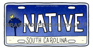 South Carolina Native Plate