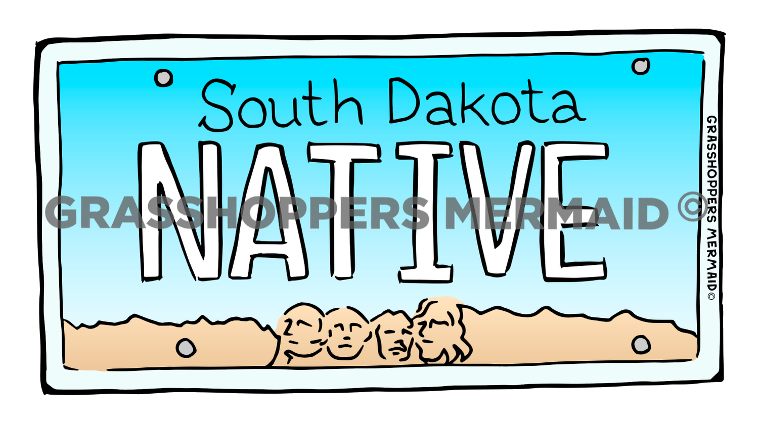 South Dakota License Plate