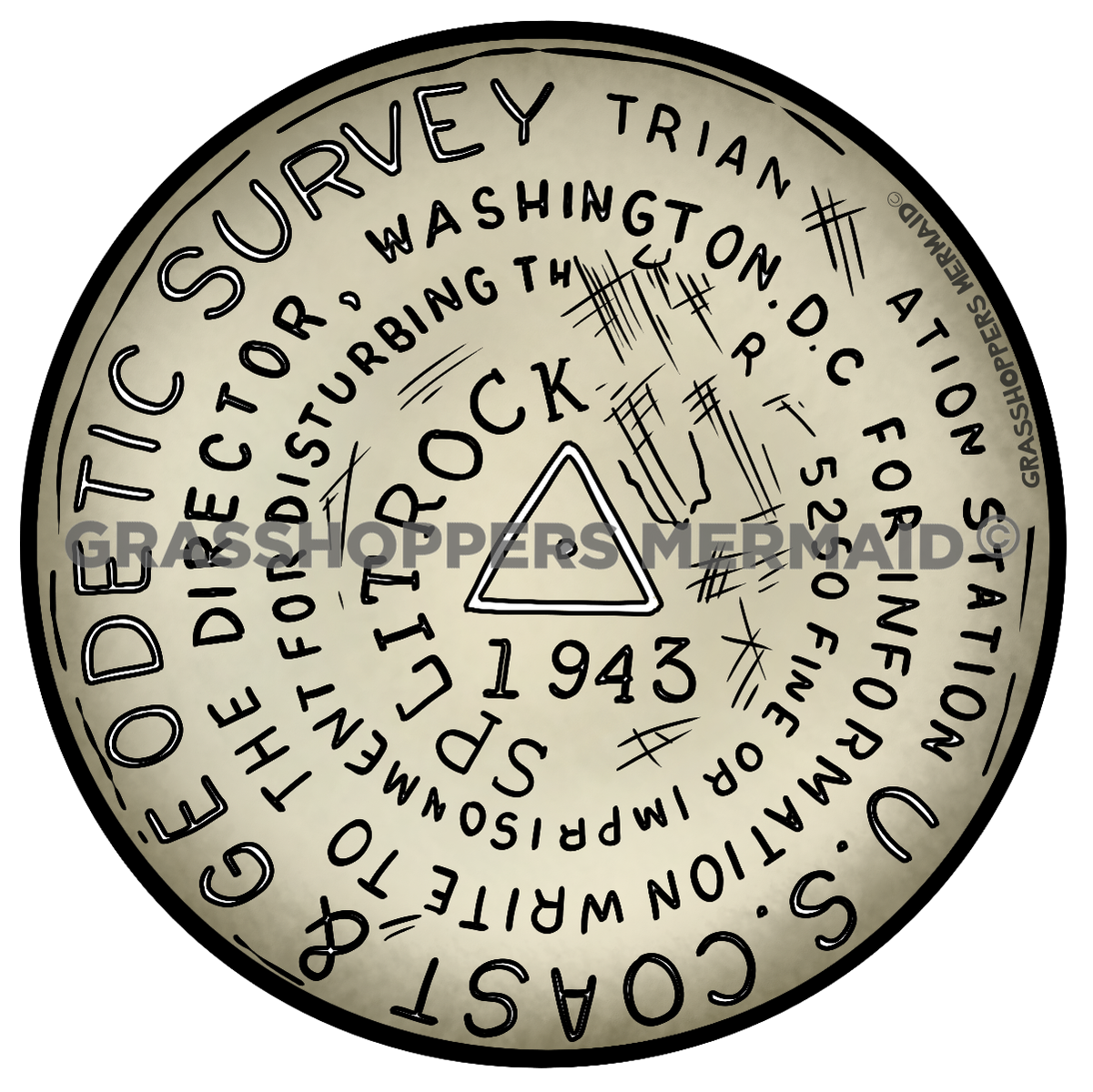 Split Rock Geo Marker