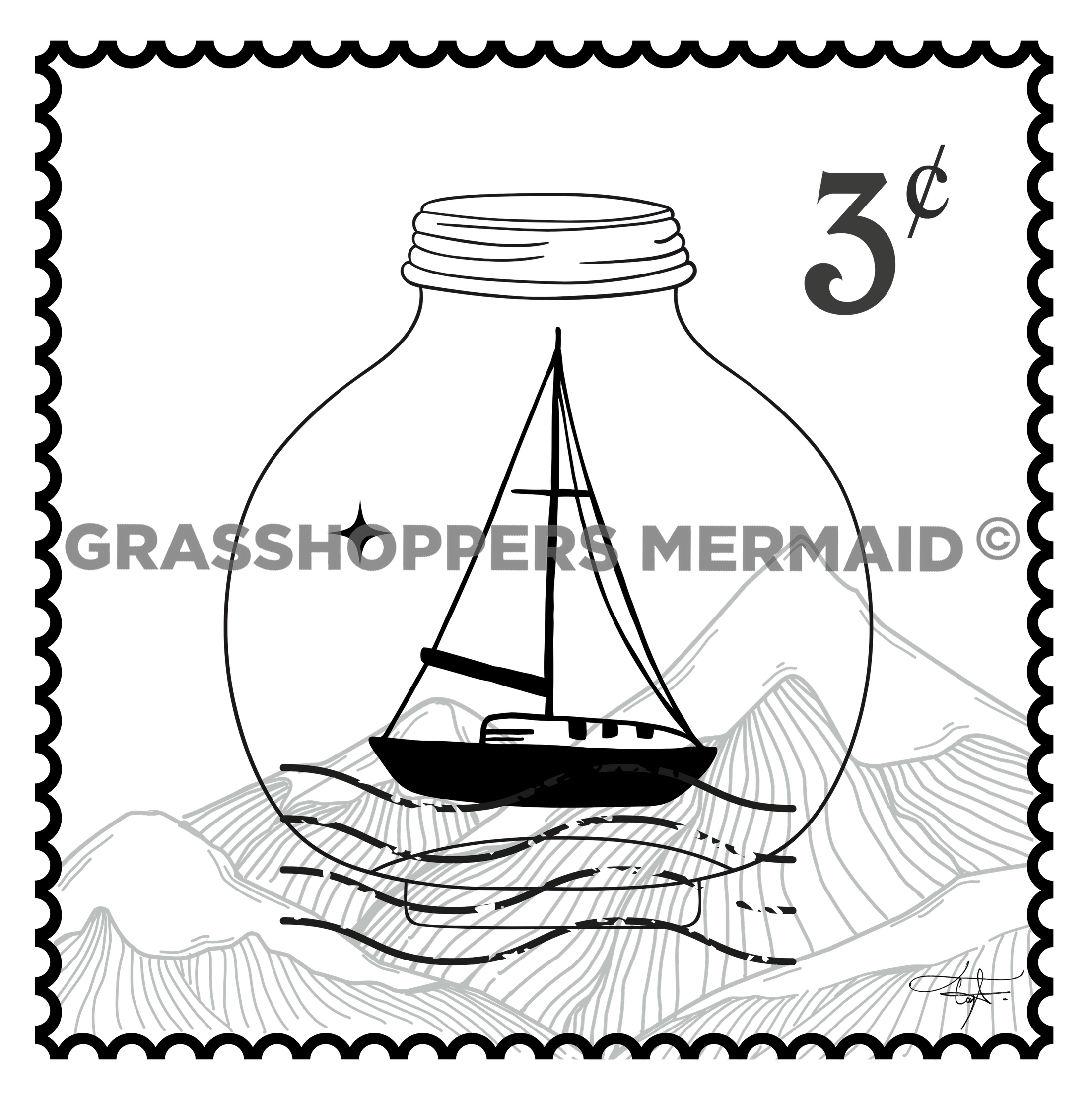 Stamp From Summit County Lake Dillon, CO