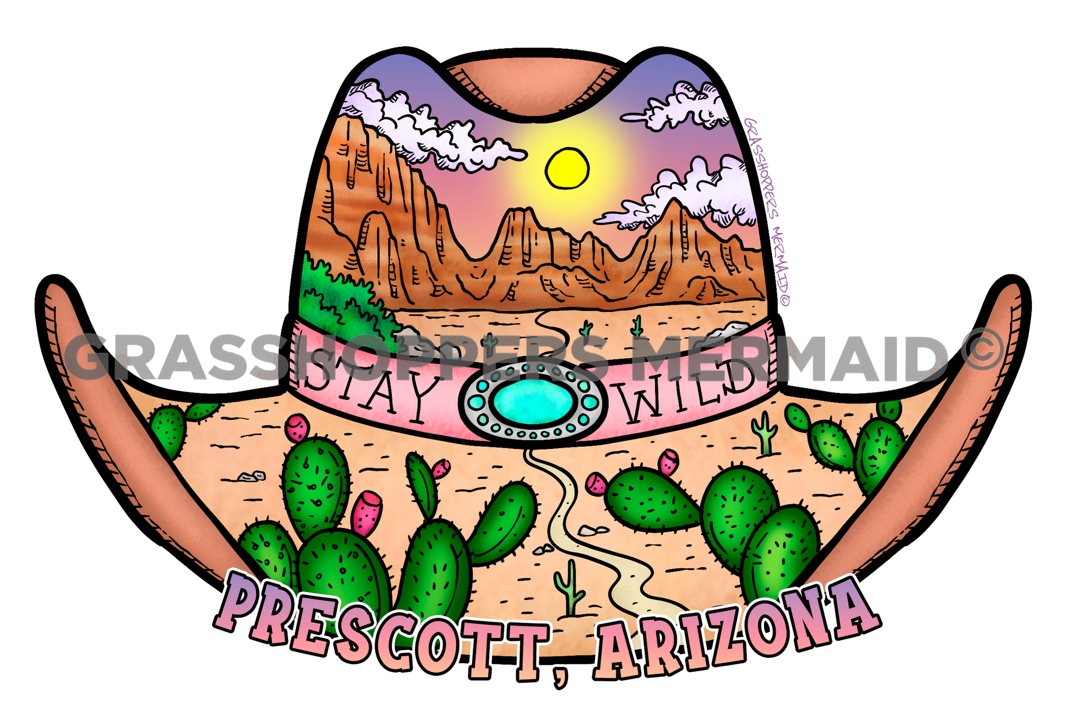 Stay Wild Cactus Hat