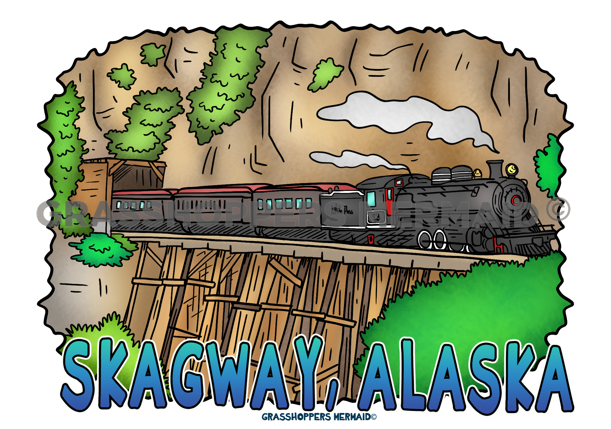 Steam Engine & Tunnel