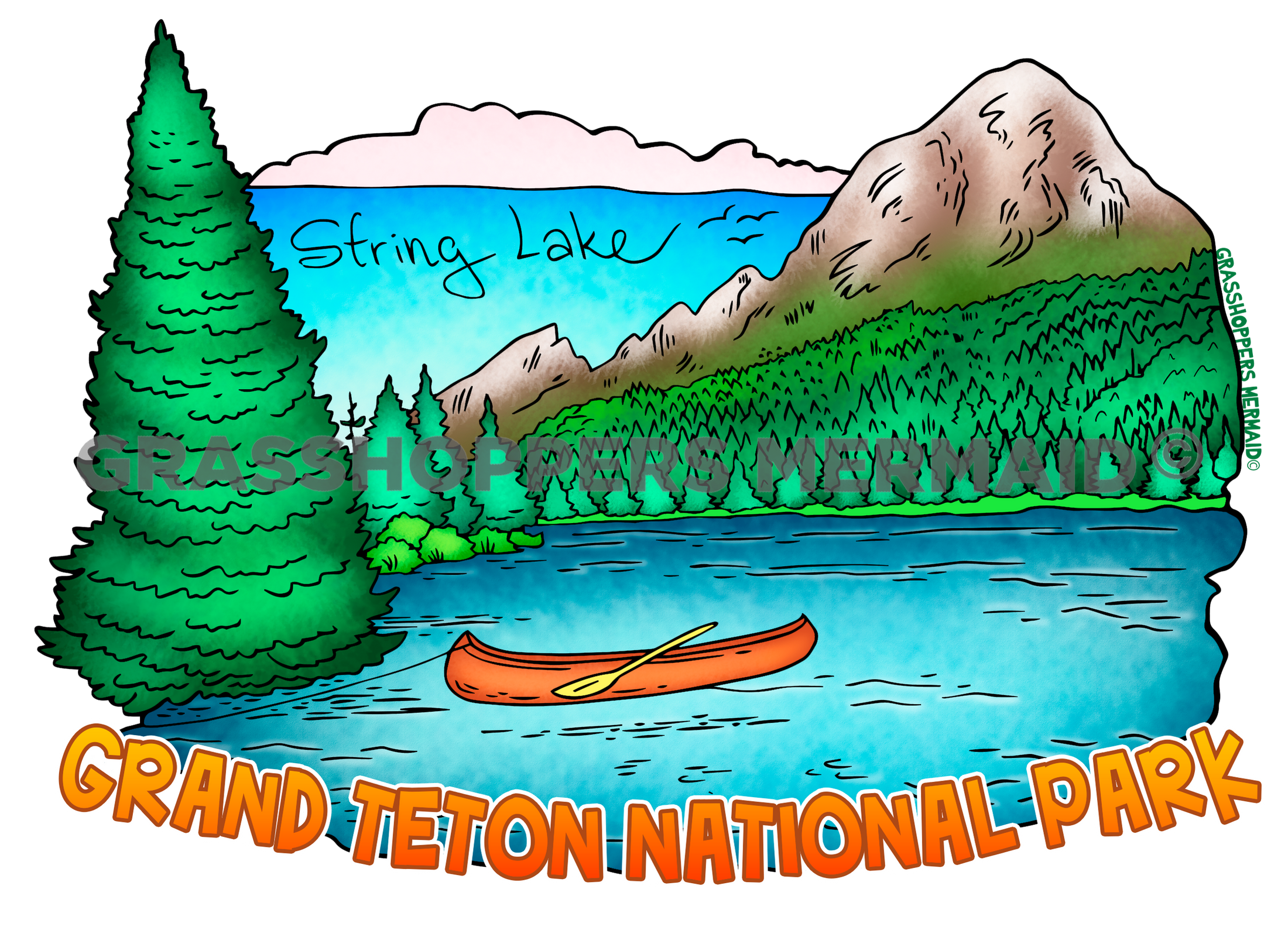 String Lake Canoe