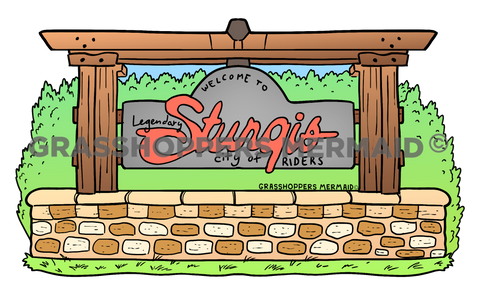 Sturgis Welcome Sign
