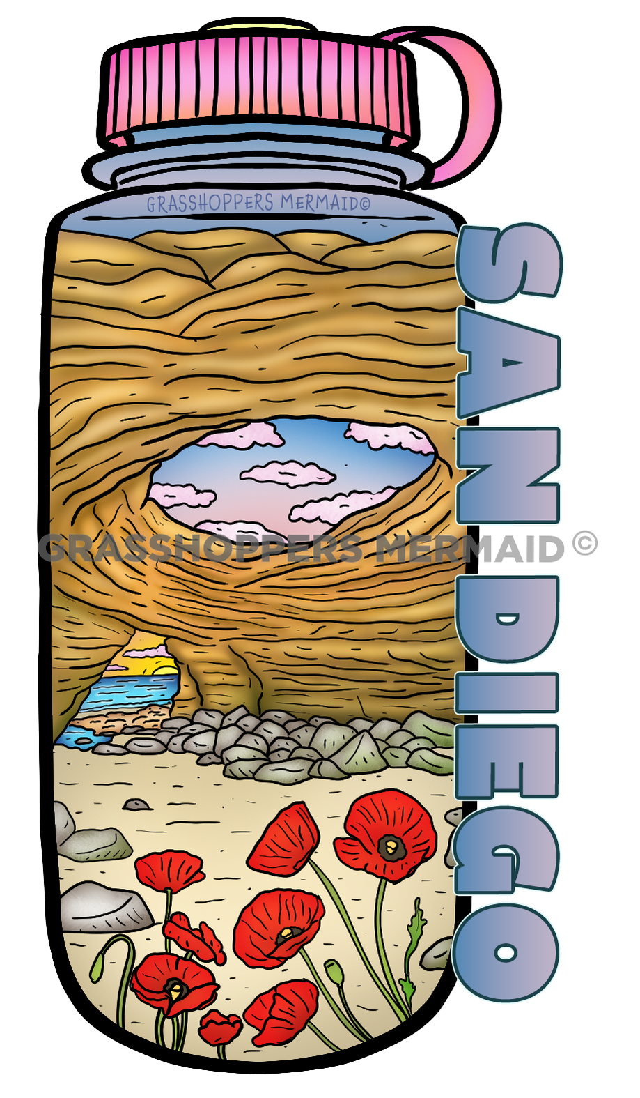Sunset Cliffs Cave Bottle