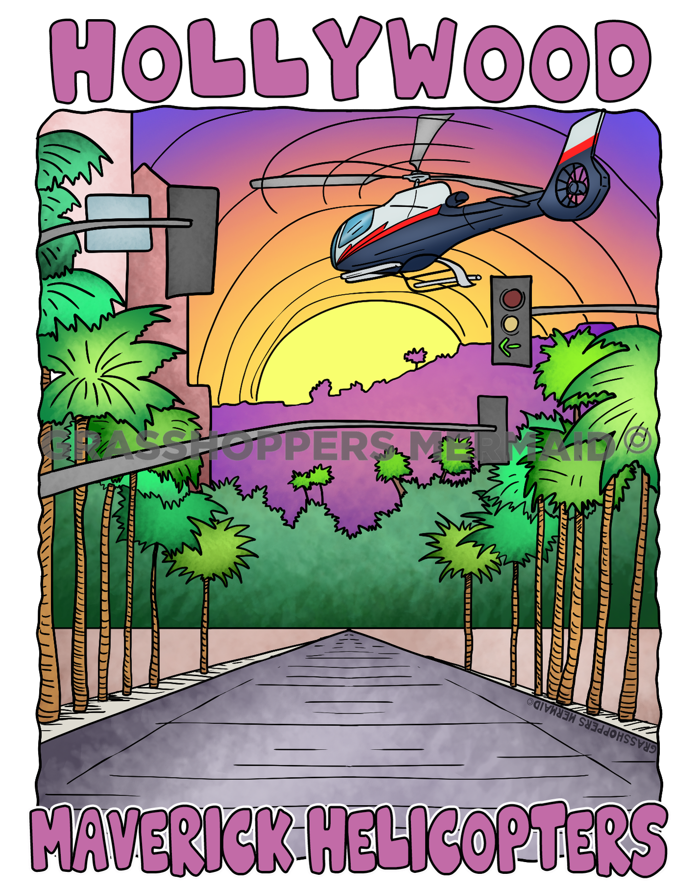 Sunset on the Boulevard