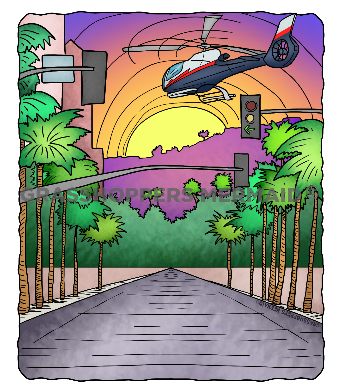 Sunset on the Boulevard