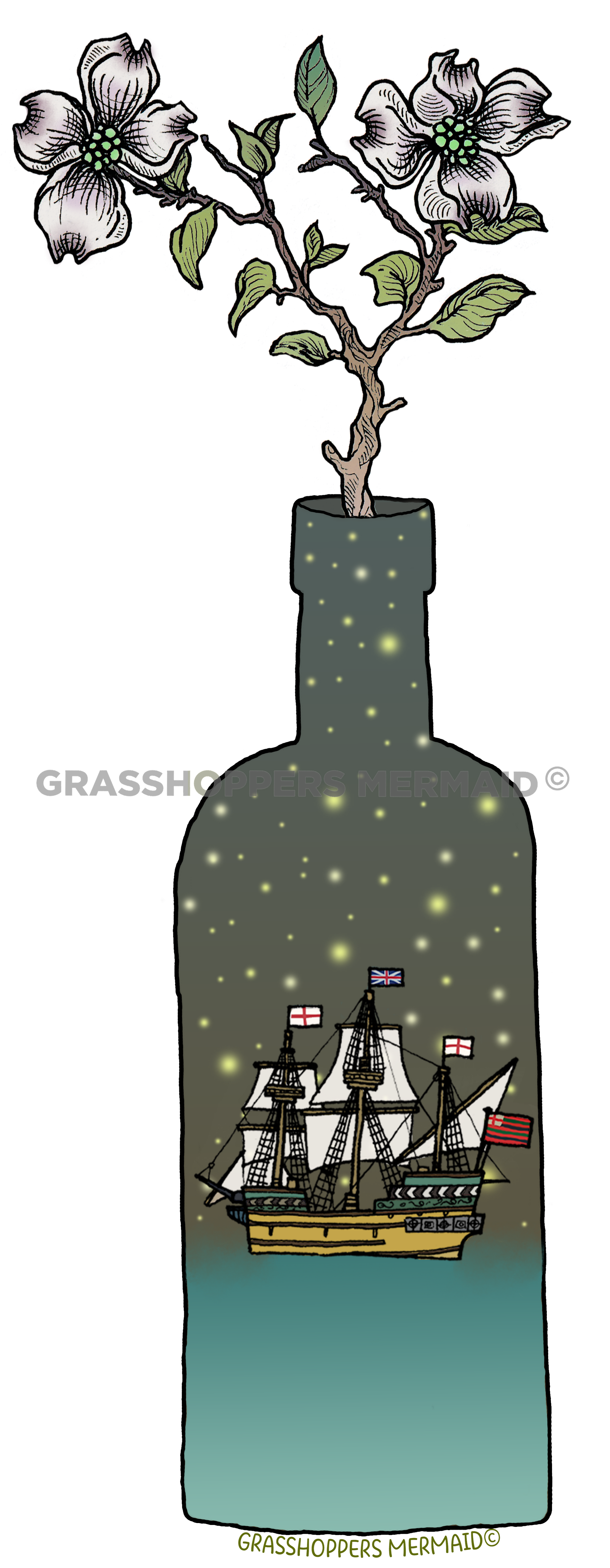 Susan Constant Dogwood Bottle