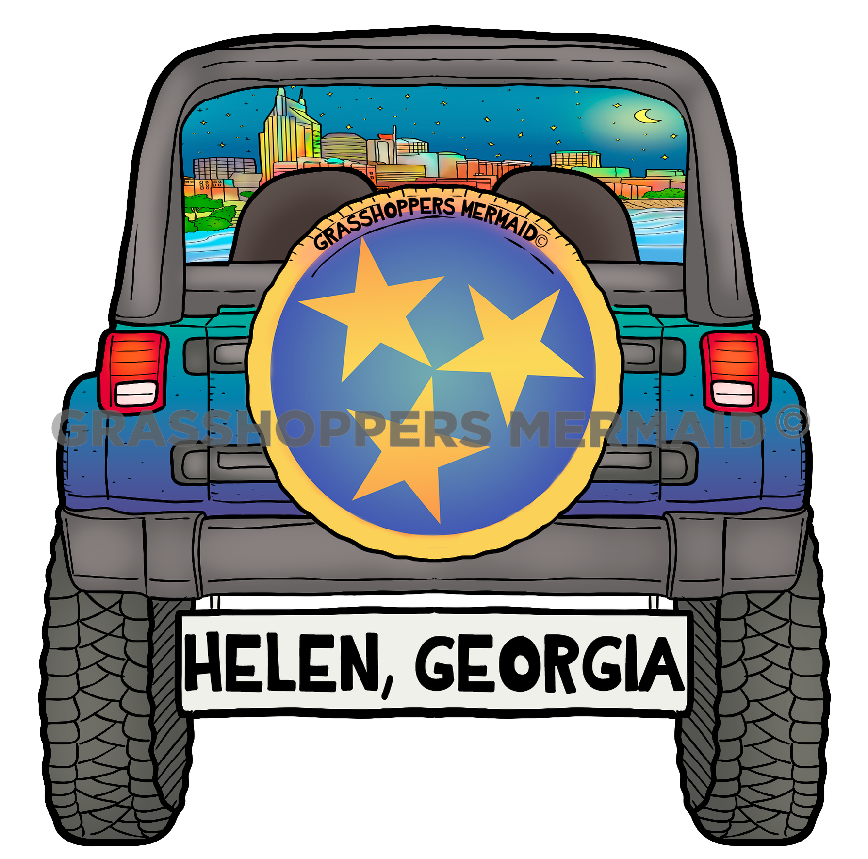 Nashville Skyline Jeep