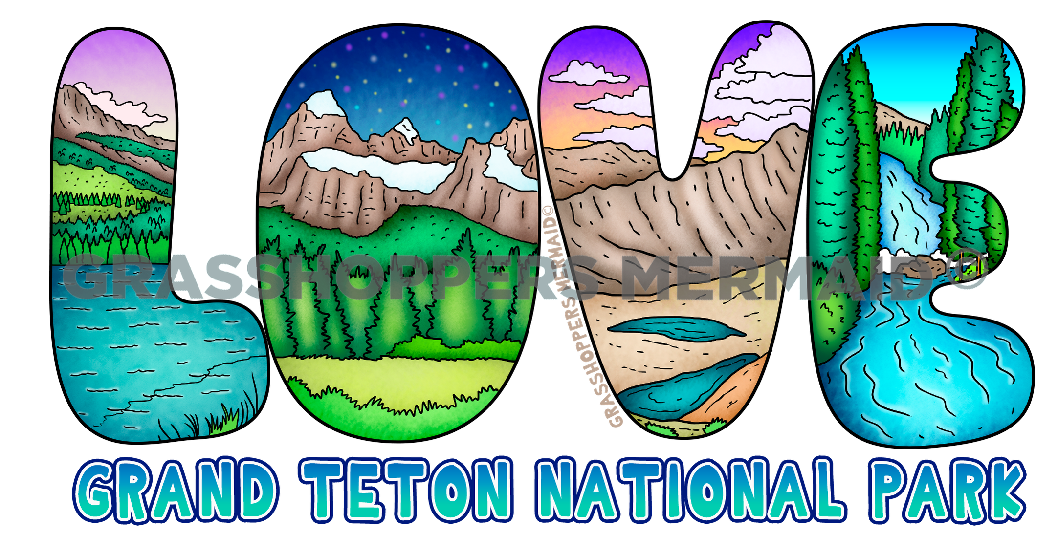 Teton Love Text