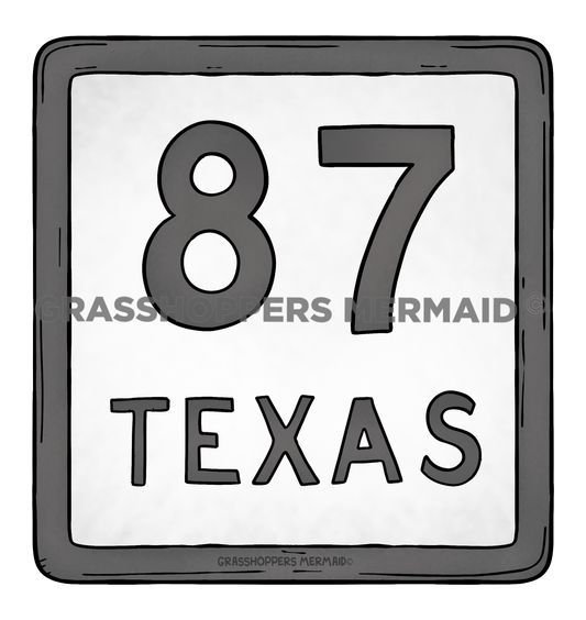 Texas 87 Sign