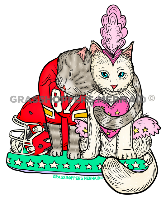 The Showgirl Wedding Cats