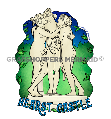 Hearst Three Graces Statue