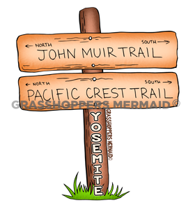 Yosemite Trail Sign