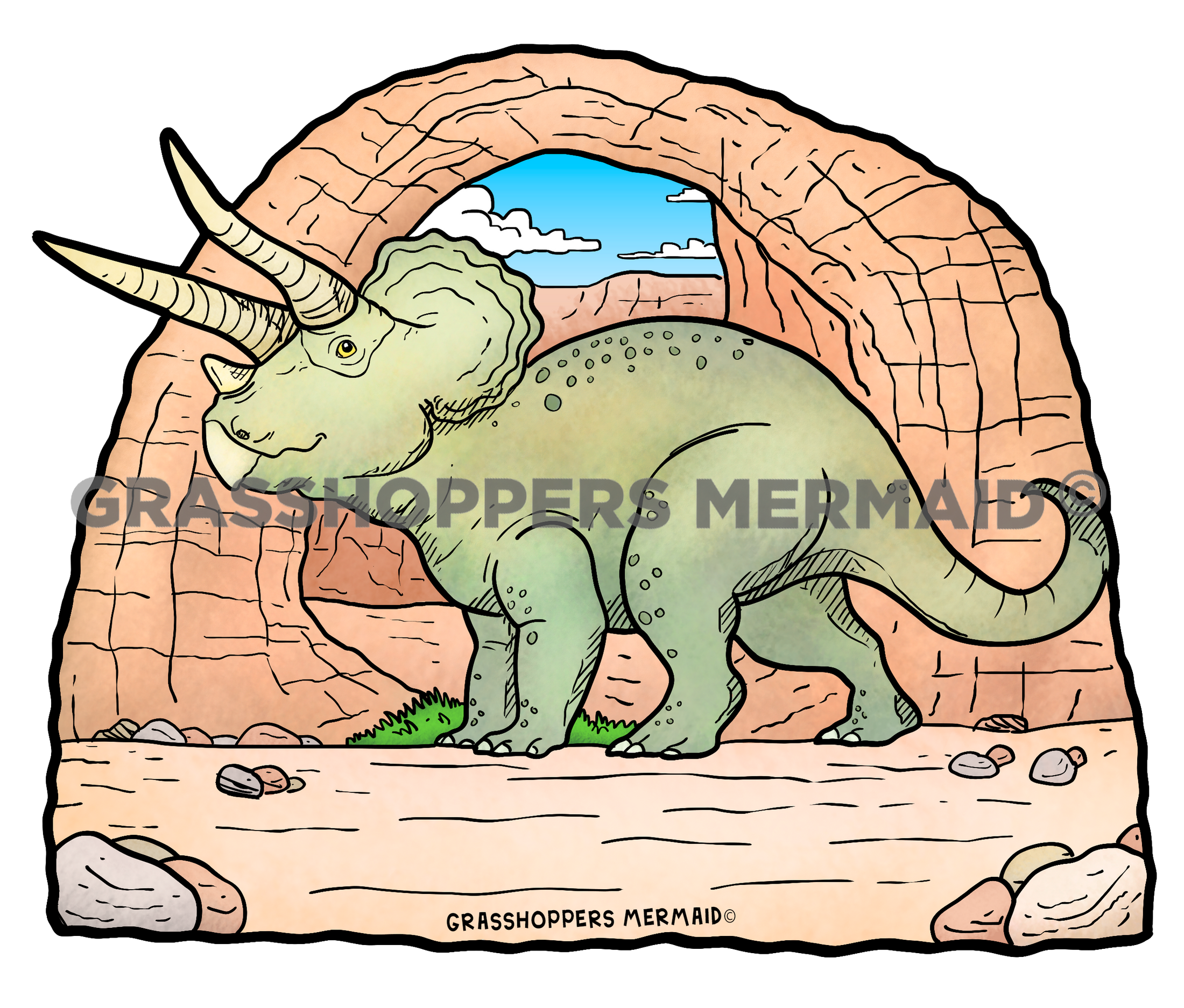 Triceratops Desert